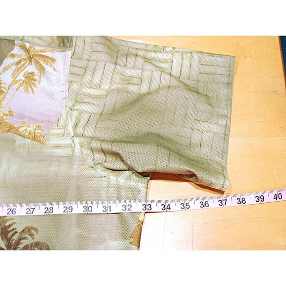 Mens Harbor Bay HB Sport Island Palm Tree Short Sleeve Button Front Shirt Sz 4X - Picture 5 of 8